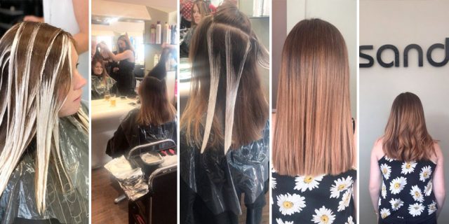 Sands Hair Design salon Davines team training Sands-Hair-Design-team-training