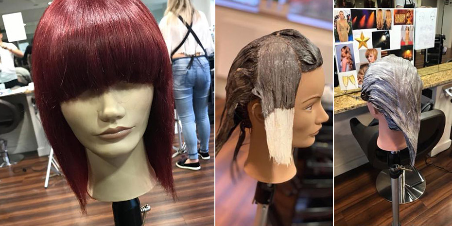 Training session with Davines